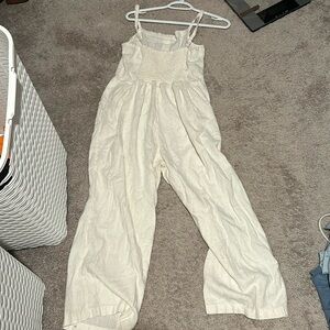 Old many medium cream jumpsuit